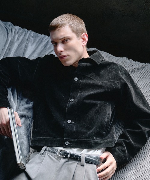 Regen Glanz(レーゲングランツ)の「western york synthetic suede jacket / ウエスタンヨークシンセティックスエードジャケット(ブルゾン・メンズ・ブラック/ブラウン系その他・MEDIUM/SMALL/LARGE)」の14枚目の写真