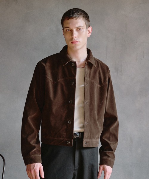 Regen Glanz(レーゲングランツ)の「western york synthetic suede jacket / ウエスタンヨークシンセティックスエードジャケット(ブルゾン・メンズ・ブラック/ブラウン系その他・MEDIUM/SMALL/LARGE)」の15枚目の写真