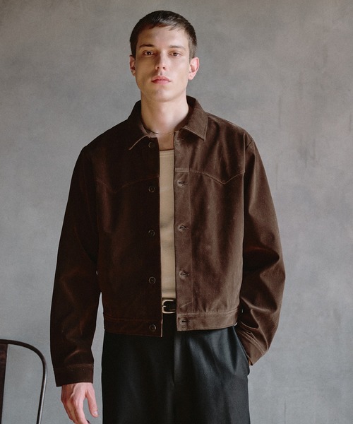 Regen Glanz(レーゲングランツ)の「western york synthetic suede jacket / ウエスタンヨークシンセティックスエードジャケット(ブルゾン・メンズ・ブラック/ブラウン系その他・MEDIUM/SMALL/LARGE)」の17枚目の写真