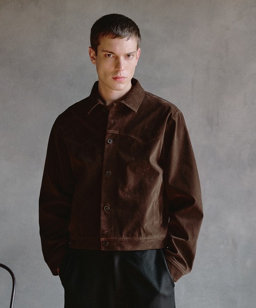 Regen Glanz(レーゲングランツ)の「western york synthetic suede jacket / ウエスタンヨークシンセティックスエードジャケット(ブルゾン・メンズ・ブラック/ブラウン系その他・MEDIUM/SMALL/LARGE)」の20枚目の写真