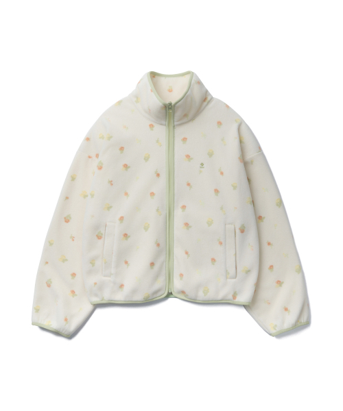 TTUDEMENT（トュードメント）の「ROSE FLEECE JACKET_IVORY（その他アウター・レディース・その他・FREE）」の2枚目の写真
