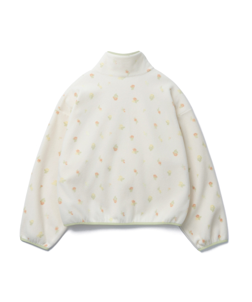 TTUDEMENT（トュードメント）の「ROSE FLEECE JACKET_IVORY（その他アウター・レディース・その他・FREE）」の3枚目の写真