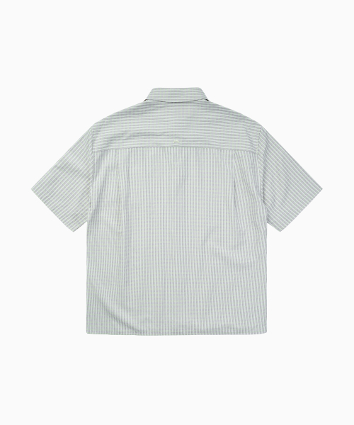 HELLO SUNRISE(ハローサンライズ)の「Surf Girl Check S/S Shirt_Grey(シャツ/ブラウス・レディース・ライトグレー・SMALL/LARGE/MEDIUM)」の2枚目の写真