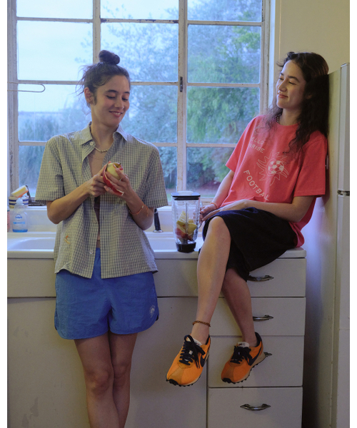 HELLO SUNRISE(ハローサンライズ)の「Surf Girl Check S/S Shirt_Grey(シャツ/ブラウス・レディース・ライトグレー・SMALL/LARGE/MEDIUM)」の5枚目の写真