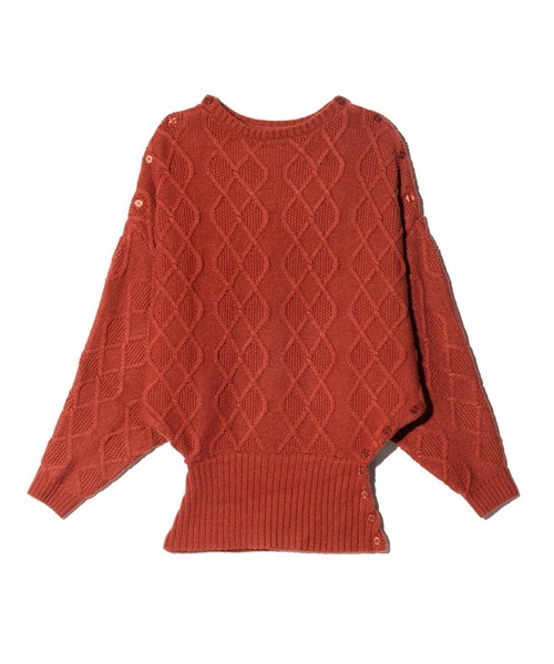 glamb(グラム)の「Double Head Pullover Knit / ダブルヘッドプルオーバーニット(ニット/セーター・メンズ・ブラック/ホワイト/レッド・M/L)」の14枚目の写真