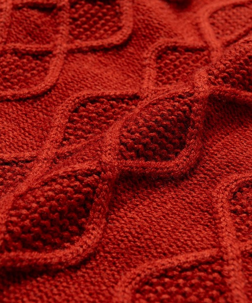 glamb(グラム)の「Double Head Pullover Knit / ダブルヘッドプルオーバーニット(ニット/セーター・メンズ・ブラック/ホワイト/レッド・M/L)」の6枚目の写真