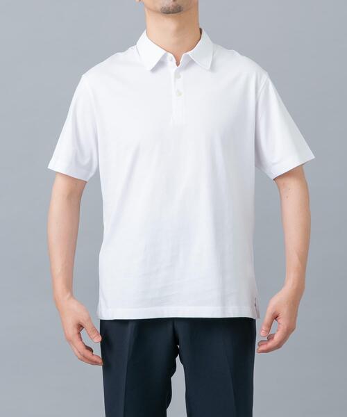 URBAN RESEARCH ROSSO MEN(アーバンリサーチロッソメン)の「『冷感/速乾』Cool Touch トラベルポロシャツ(ポロシャツ・メンズ・チャコールグレー/ホワイト/ネイビー/ブラック・SMALL/MEDIUM/X-LARGE/LARGE)」の13枚目の写真