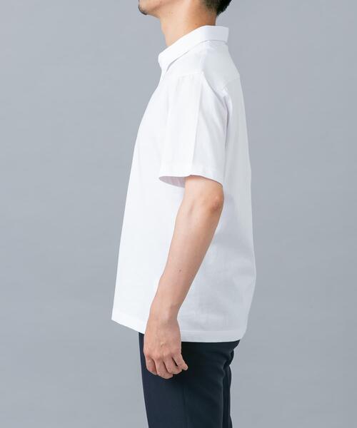 URBAN RESEARCH ROSSO MEN(アーバンリサーチロッソメン)の「『冷感/速乾』Cool Touch トラベルポロシャツ(ポロシャツ・メンズ・チャコールグレー/ホワイト/ネイビー/ブラック・SMALL/MEDIUM/X-LARGE/LARGE)」の14枚目の写真