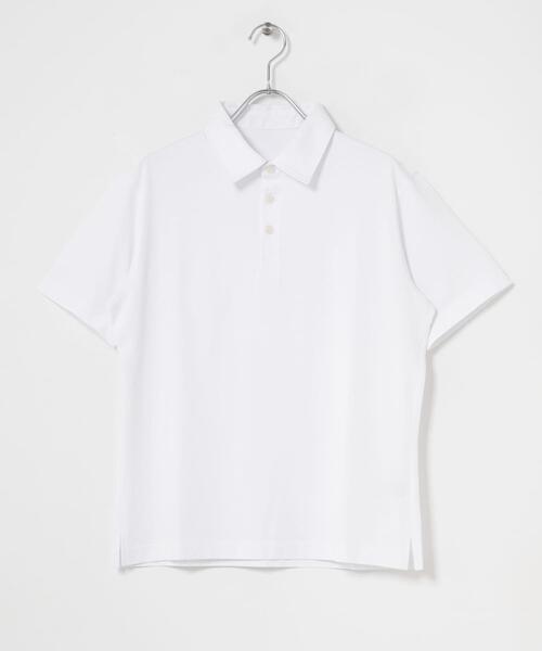 URBAN RESEARCH ROSSO MEN(アーバンリサーチロッソメン)の「『冷感/速乾』Cool Touch トラベルポロシャツ(ポロシャツ・メンズ・チャコールグレー/ホワイト/ネイビー/ブラック・SMALL/MEDIUM/X-LARGE/LARGE)」の16枚目の写真