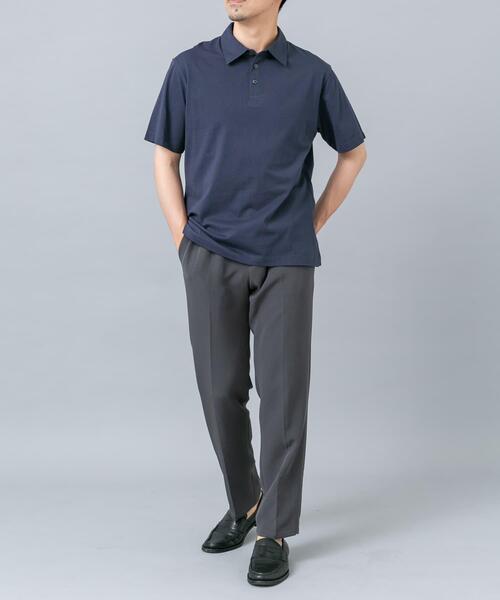 URBAN RESEARCH ROSSO MEN(アーバンリサーチロッソメン)の「『冷感/速乾』Cool Touch トラベルポロシャツ(ポロシャツ・メンズ・チャコールグレー/ホワイト/ネイビー/ブラック・SMALL/MEDIUM/X-LARGE/LARGE)」の10枚目の写真