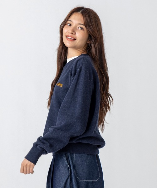 L.L.Bean(エルエルビーン)の「【JAPAN EDITION】スミスフィールド・クルーネック・スウェットシャツ(スウェット・レディース・アイボリー/ネイビー/グレー系/ブラウン・MEDIUM)」の5枚目の写真