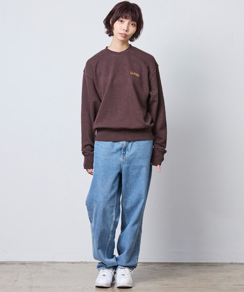 L.L.Bean(エルエルビーン)の「【JAPAN EDITION】スミスフィールド・クルーネック・スウェットシャツ(スウェット・レディース・アイボリー/ネイビー/グレー系/ブラウン・MEDIUM)」の18枚目の写真