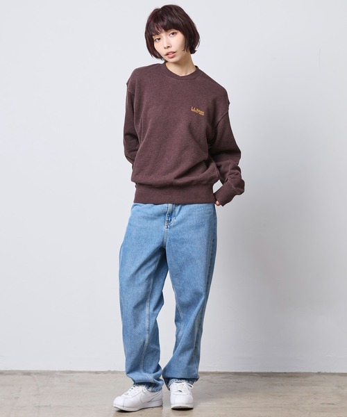 L.L.Bean(エルエルビーン)の「【JAPAN EDITION】スミスフィールド・クルーネック・スウェットシャツ(スウェット・レディース・アイボリー/ネイビー/グレー系/ブラウン・MEDIUM)」の9枚目の写真