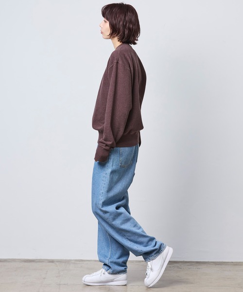 L.L.Bean(エルエルビーン)の「【JAPAN EDITION】スミスフィールド・クルーネック・スウェットシャツ(スウェット・レディース・アイボリー/ネイビー/グレー系/ブラウン・MEDIUM)」の10枚目の写真