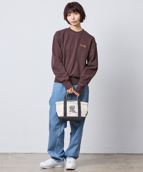 L.L.Bean(エルエルビーン)の「【JAPAN EDITION】スミスフィールド・クルーネック・スウェットシャツ(スウェット・レディース・アイボリー/ネイビー/グレー系/ブラウン・MEDIUM)」の12枚目の写真
