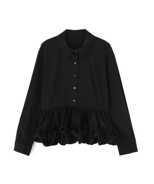 PROPORTION BODY DRESSING(プロポーションボディドレッシング)の「<a>ペプラムフリルブラウス / 1216210902(シャツ/ブラウス・レディース・ブルー/ホワイト/ブラック・FREE)」の9枚目の写真
