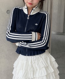【adidas/アディダス】透かし編みニットトラックジャケット