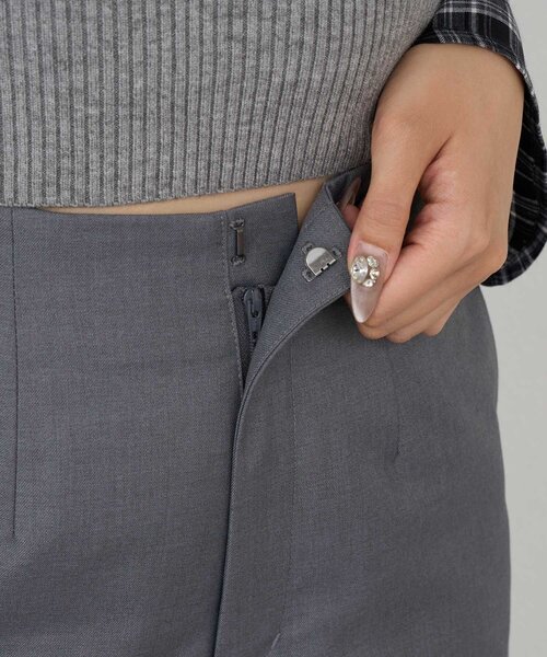 Belle Charme（ベルシャルム）の「【Belle Charme】2way Skirt Belt Short Pants（その他パンツ・レディース・チャコールグレー/ブラック/ブラウン・FREE）」の12枚目の写真
