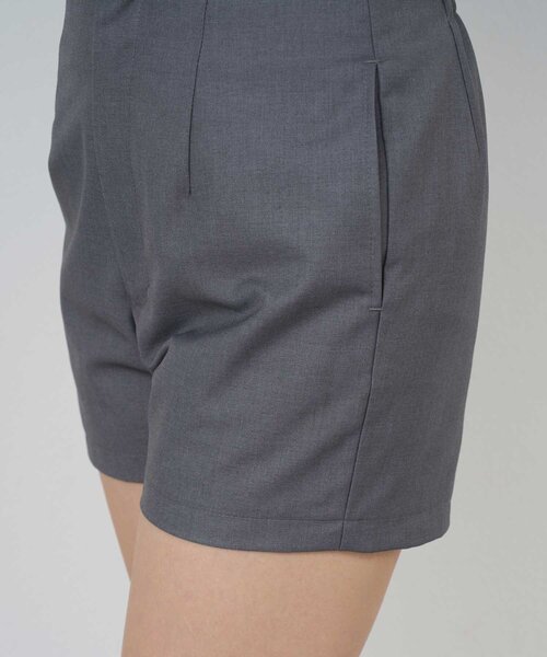 Belle Charme（ベルシャルム）の「【Belle Charme】2way Skirt Belt Short Pants（その他パンツ・レディース・チャコールグレー/ブラック/ブラウン・FREE）」の14枚目の写真