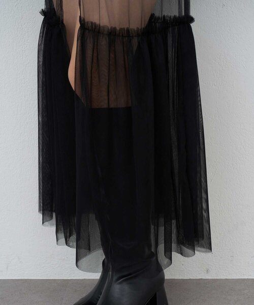 Belle Charme（ベルシャルム）の「【Belle Charme】2way Skirt Belt Short Pants（その他パンツ・レディース・チャコールグレー/ブラック/ブラウン・FREE）」の17枚目の写真