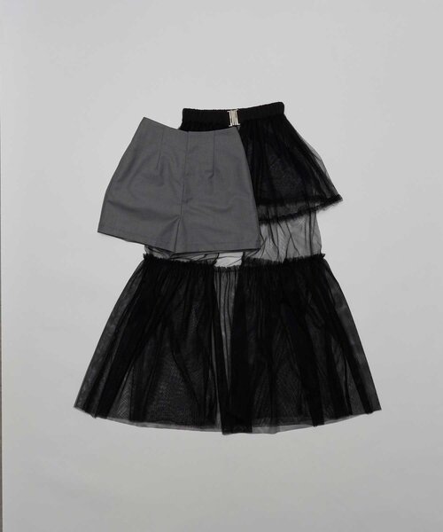Belle Charme（ベルシャルム）の「【Belle Charme】2way Skirt Belt Short Pants（その他パンツ・レディース・チャコールグレー/ブラック/ブラウン・FREE）」の20枚目の写真