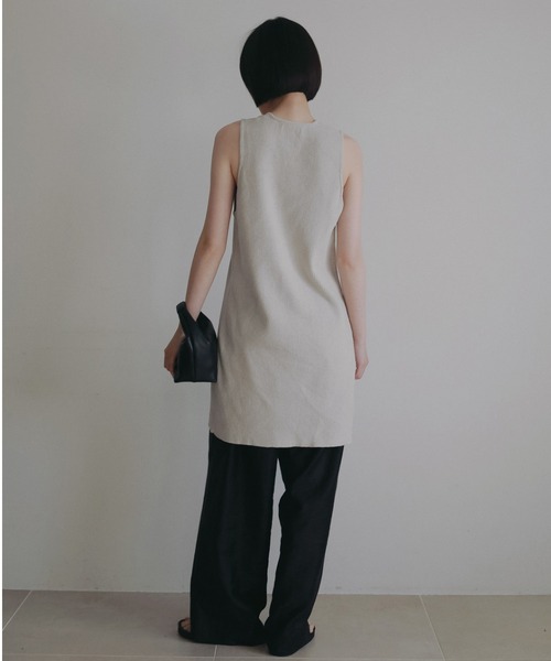 anuke（アンヌーク）の「Americansleeve Mole Knit（ニット/セーター・レディース・ブラック/アイボリー・FREE）」の4枚目の写真