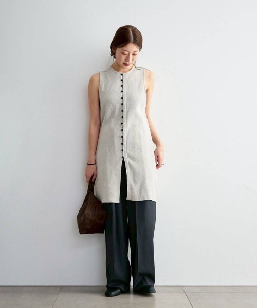 anuke（アンヌーク）の「Americansleeve Mole Knit（ニット/セーター・レディース・ブラック/アイボリー・FREE）」の15枚目の写真