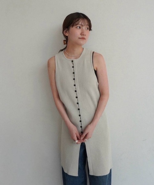 anuke（アンヌーク）の「Americansleeve Mole Knit（ニット/セーター・レディース・ブラック/アイボリー・FREE）」の16枚目の写真