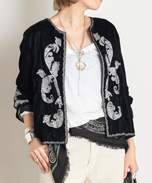 Couture d'adam(�N�`���[���h�A�_��)�́yCOUTURE D'ADAM�zVelvet Embroidery Jacket(�m�[�J���[�W���P�b�g)