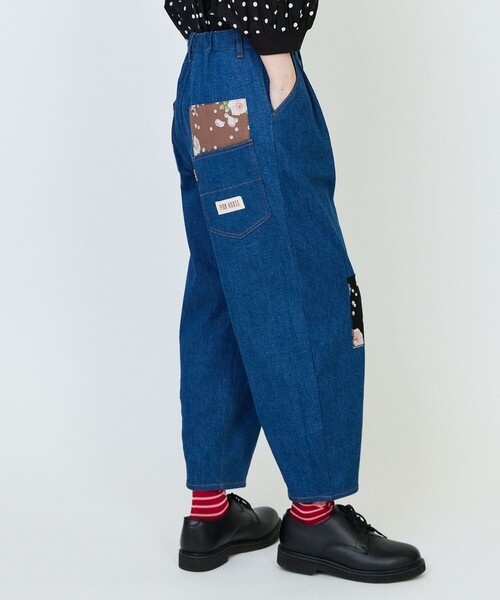 FRAPBOIS（フラボア）の「リペアデニムパンツ（その他パンツ・レディース・ブルー・L/M）」の19枚目の写真