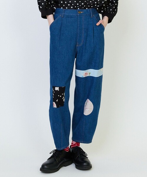 FRAPBOIS（フラボア）の「リペアデニムパンツ（その他パンツ・レディース・ブルー・L/M）」の20枚目の写真