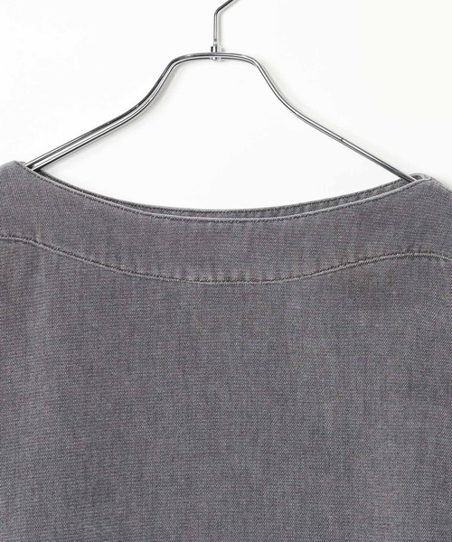 LEPSIM(レプシィム)の「MOUL/デニムプルオーバー 647562(Tシャツ/カットソー・レディース・ブルー/グレー・FREE)」の4枚目の写真