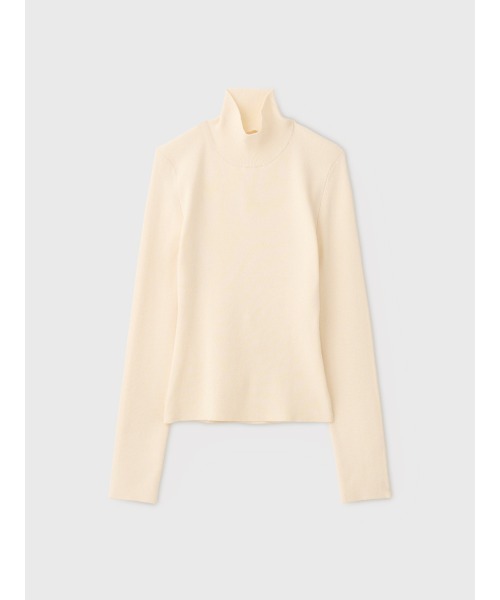 EIMY ISTOIRE(エイミーイストワール)の「ROSE HIGH NECK KNIT TOPS(ニット/セーター・レディース・チャコールグレー/レッド/ブラック/アイボリー・FREE)」の11枚目の写真