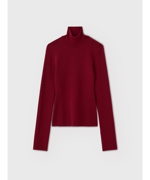 EIMY ISTOIRE(エイミーイストワール)の「ROSE HIGH NECK KNIT TOPS(ニット/セーター・レディース・チャコールグレー/レッド/ブラック/アイボリー・FREE)」の14枚目の写真