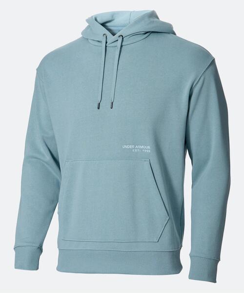 UNDER ARMOUR(アンダーアーマー)の「UAヘビーウエイト テリー フーディー(ライフスタイル/メンズ)(スウェット・メンズ・カーキ系・XL/L/2XL/M)」の1枚目の写真