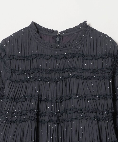 Pheeta(フィータ)の「<Pheeta>Billie ミモレ丈 ドットプリント ワンピース / 016C-40P(ワンピース・レディース・ベージュ/ネイビー・2/1)」の15枚目の写真