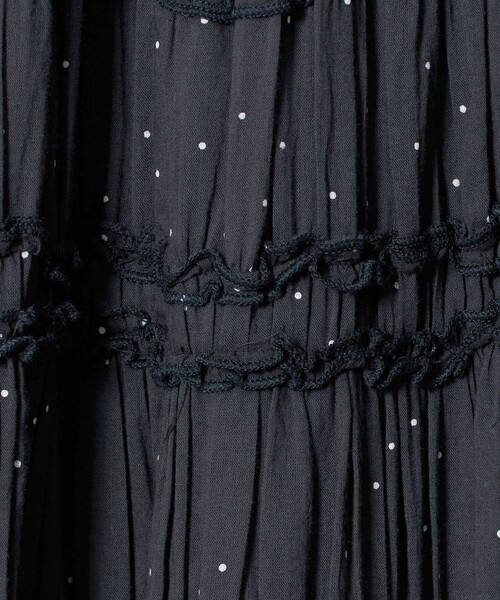 Pheeta(フィータ)の「<Pheeta>Billie ミモレ丈 ドットプリント ワンピース / 016C-40P(ワンピース・レディース・ベージュ/ネイビー・2/1)」の16枚目の写真