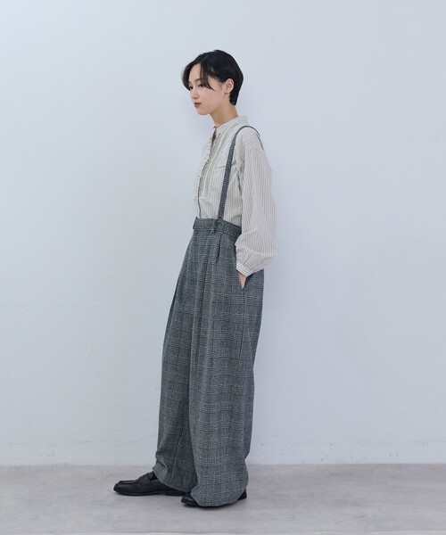 ADIEU TRISTESSE(アデュートリステス)の「ピンタックレースブラウス(シャツ/ブラウス・レディース・グレー系その他/ブルー/ホワイト・38)」の9枚目の写真