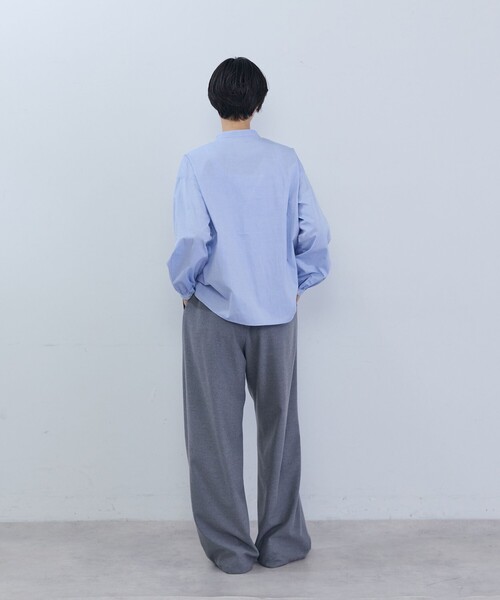 ADIEU TRISTESSE(アデュートリステス)の「ピンタックレースブラウス(シャツ/ブラウス・レディース・グレー系その他/ブルー/ホワイト・38)」の15枚目の写真