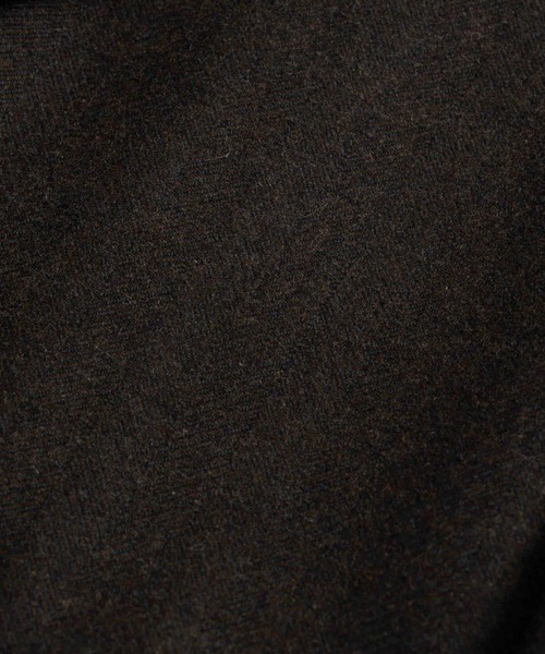 LURAKU（ルラク）の「【LURAKU】Wool Zip Blouson / ウールジップブルゾン｜SETUP対応（ブルゾン・メンズ・ブラウン/ブラック・SMALL/LARGE/MEDIUM）」の11枚目の写真