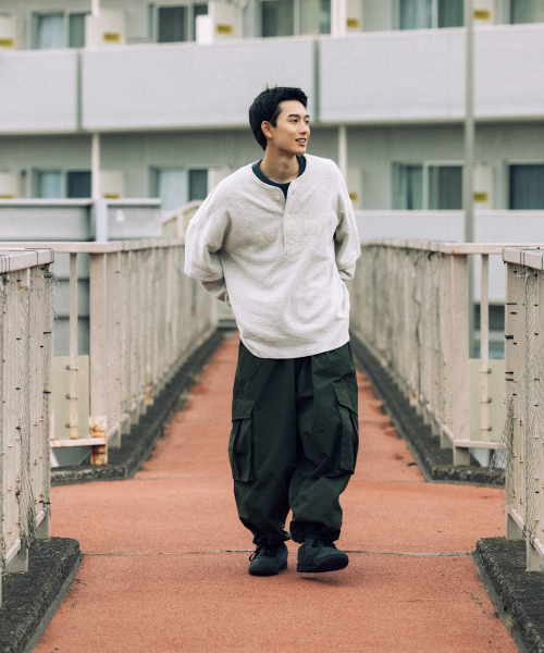 ANGLAN（アングラン）の「Ripstop Snap Cargo Balloon Pants - Black（その他パンツ・メンズ・その他・1/02）」の7枚目の写真