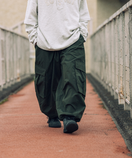 ANGLAN（アングラン）の「Ripstop Snap Cargo Balloon Pants - Black（その他パンツ・メンズ・その他・1/02）」の8枚目の写真