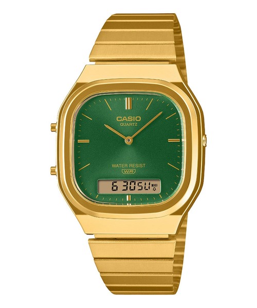 CASIO(カシオ)の「CASIO CLASSIC / AQ-240EG-3AJF(アナログ腕時計・メンズ・グリーン・FREE)」の1枚目の写真