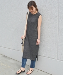 SHIPS for women | コットンリブロングワンピース◇(ワンピース)