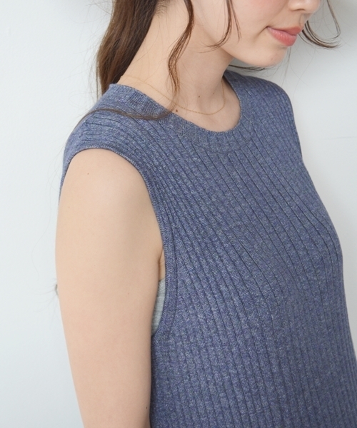 SHIPS for women（シップスフォーウィメン）の「コットンリブロングワンピース◇（ワンピース・レディース・ブラック/ネイビー・ONE SIZE）」の15枚目の写真