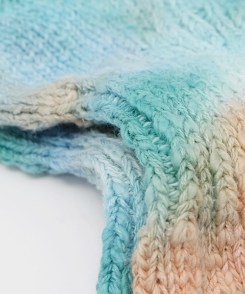 go slow caravan（ゴースローキャラバン）の「GSC PREMIUM TYE-DYE ANKLE SOCKS-タイダイ アンクル ソックス　（ソックス/靴下・メンズ・ターコイズブルー/パープル/イエロー・MEDIUM/LARGE）」の6枚目の写真