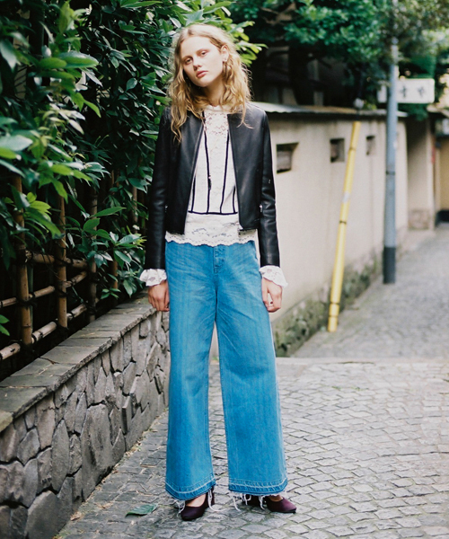 UNITED TOKYO（ユナイテッドトウキョウ）の「レザーシングルライダース（ライダースジャケット・レディース・ブラック・1/2）」の17枚目の写真