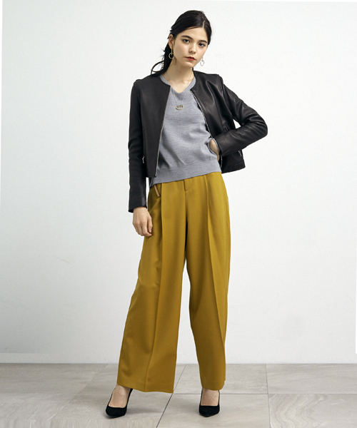 UNITED TOKYO（ユナイテッドトウキョウ）の「レザーシングルライダース（ライダースジャケット・レディース・ブラック・1/2）」の16枚目の写真