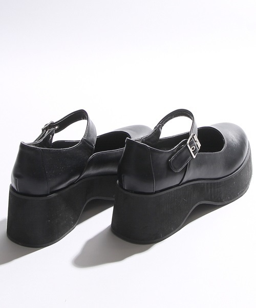 WEGO（ウィゴー）の「WEGO/厚底パンプス（パンプス・レディース・ブラック/ワイン/ブラック系その他/ホワイト・LARGE/MEDIUM）」の7枚目の写真