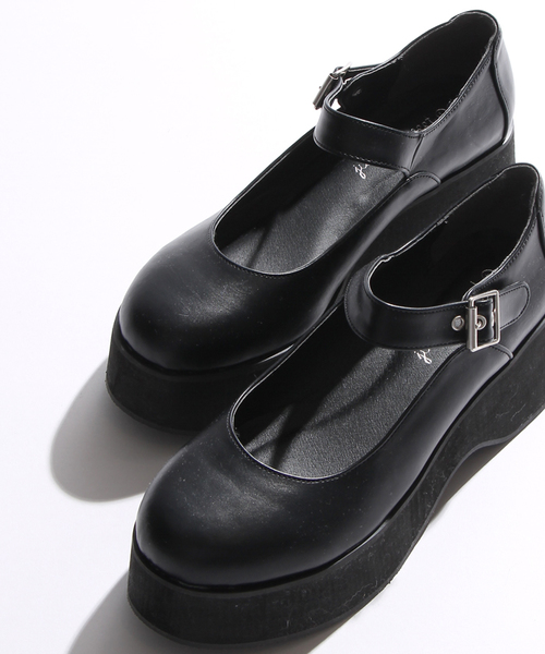 WEGO（ウィゴー）の「WEGO/厚底パンプス（パンプス・レディース・ブラック/ワイン/ブラック系その他/ホワイト・LARGE/MEDIUM）」の12枚目の写真